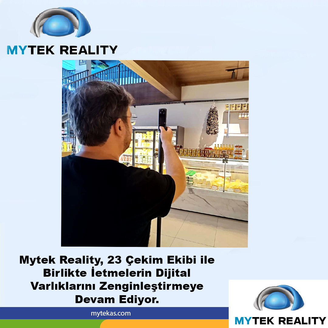 Mytek Reality, 23 Çekim Ekibiyle İşletmelerin Dijital Varlıklarını Zenginleştirmeye Devam Ediyor